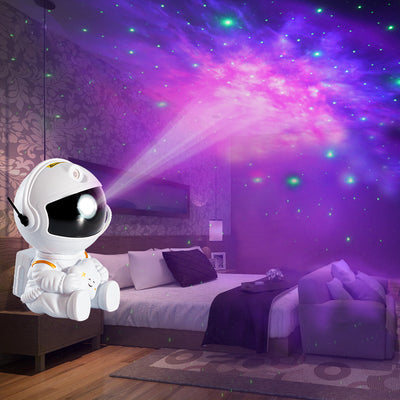 Mini Astronaut Star Projector Lamp – Creative Galaxy Night Light & Decorative Gift