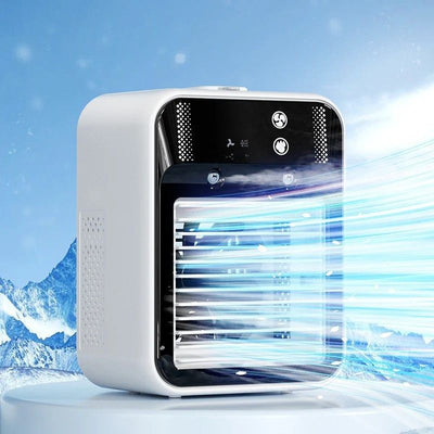 Homzlife Portable Air Conditioner & Water Cooling Fan – Room, Office & Car Use