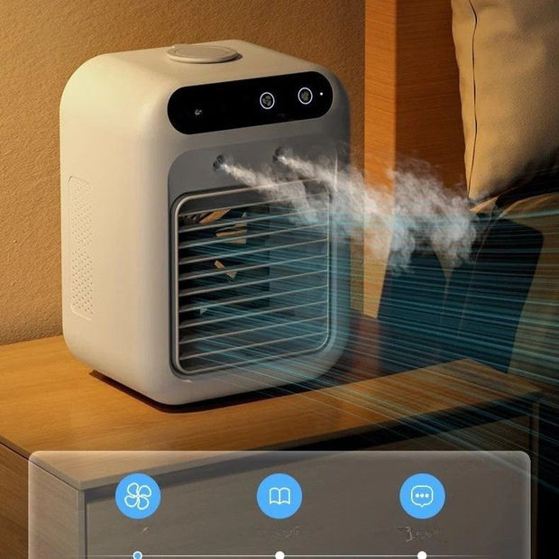 Homzlife Portable Air Conditioner & Water Cooling Fan – Room, Office & Car Use