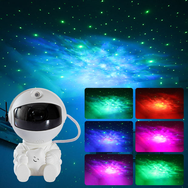 Mini Astronaut Star Projector Lamp – Creative Galaxy Night Light & Decorative Gift